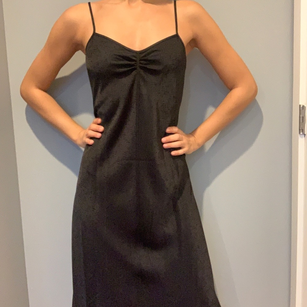 Rag&Bone Black Lois Slip Dress